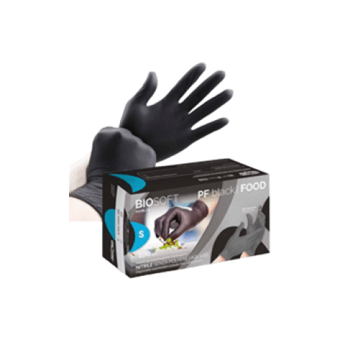 Biosoft Black - guanto nitrile nero